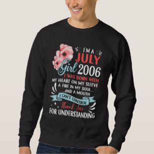 Sweatshirt Juillet Fille 2008 14e anniversaire 14 ans