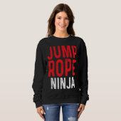 Sweatshirt Jump Rope Ninja Skipping Jumping Roping Workout (Devant entier)
