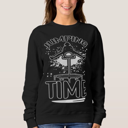 Sweatshirt Jumping Time Trampoline Endurance Cardio Jumping W (Devant)