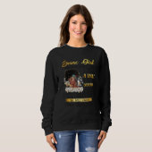 Sweatshirt June Girl Will Keep It Real 100 Prideful Black Que (Devant entier)