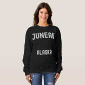 Sweatshirt Juneau Alaska USA (Devant entier)