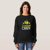 Sweatshirt Jus de citron d'été de l'équipage de limonade (Devant entier)