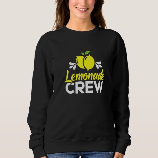 Sweatshirt Jus de citron d'été de l'équipage de limonade (Devant)