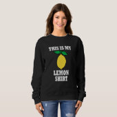 Sweatshirt Jus de citron et agrumes de citron (Devant entier)