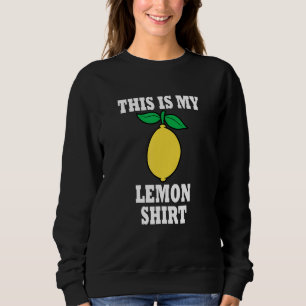 Sweatshirt Jus de citron et agrumes de citron