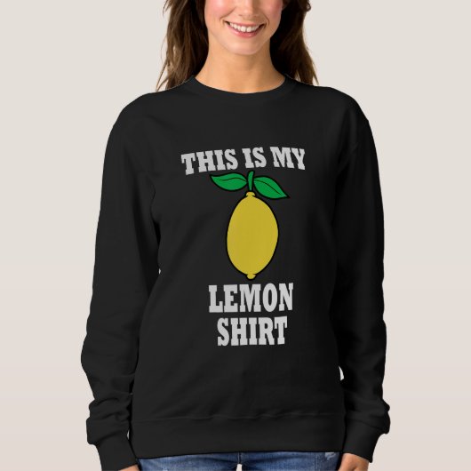 Sweatshirt Jus de citron et agrumes de citron (Devant)