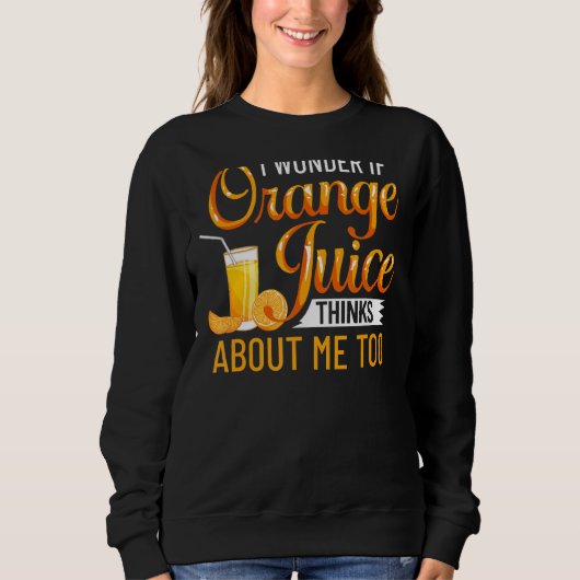 Sweatshirt Jus De Machine À Jus D'Orange Boire Mix Fraîche (Devant)