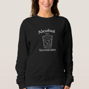 Sweatshirt Jus de survie à l'alcool
