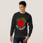 Sweatshirt Jus d'homme 100 sans pépins Pastèque Vasectomie (Devant entier)