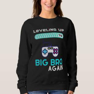 Sweatshirt Jusqu'À Big Bro De Nouveau Futur Frère