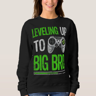 Sweatshirt Jusqu'À Big Bro Gamer Baby Faire-part Sib