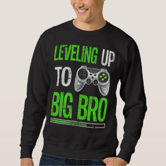Sweatshirt Jusqu'À Big Bro Gamer Baby Faire-part Sib