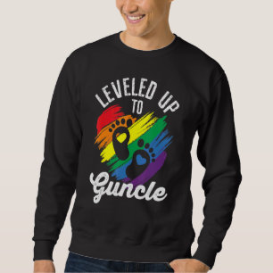 Sweatshirt Jusqu'À Guncle Arc-En-Ciel Fière Oncle Gay Lgbt