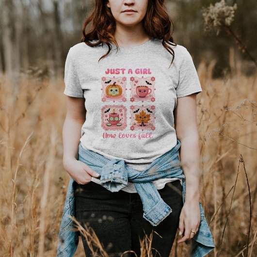 Sweatshirt Just a Girl Who Love Fall - mignon automne