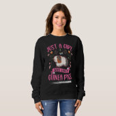 Sweatshirt Just a girl who loves Guinea Pigs (Devant entier)