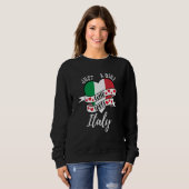 Sweatshirt Just A Girl Who Loves Italy (Devant entier)