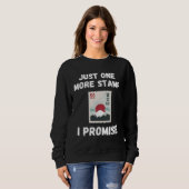 Sweatshirt Just another stamp saying collector collection (Devant entier)