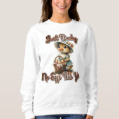 Sweatshirt Just Ducky Pâques (Devant)