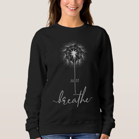 Sweatshirt Juste Dandelion Tattoo Flèches Respirer Motif de s (Devant)