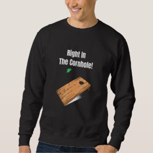 Sweatshirt Juste dans le trou - Jeux de Jardin et Dirty J