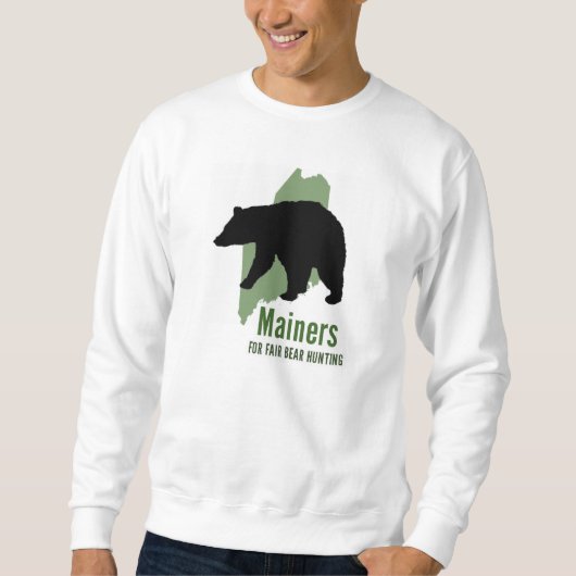 Sweatshirt juste de chasse à ours (Devant)