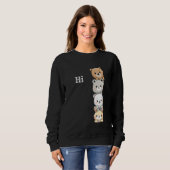 Sweatshirt « Juste pour passer dire bonjour » « Copains Cache (Devant entier)