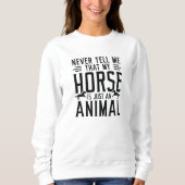 Sweatshirt Juste un animal (Devant)