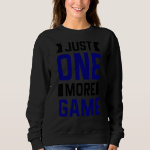 Sweatshirt Juste un jeu de plus présent Vidéo Gamer Vintage
