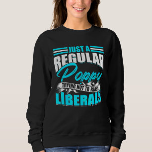 Sweatshirt Juste Un Poppy Régulier Essayant De Ne Pas Élever