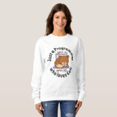 Sweatshirt Juste un programmeur qui aime les chats (Devant entier)