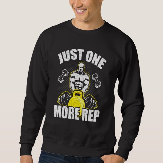 Sweatshirt Juste Une Autre Rep Bodybuilding Travail De Poids (Devant)