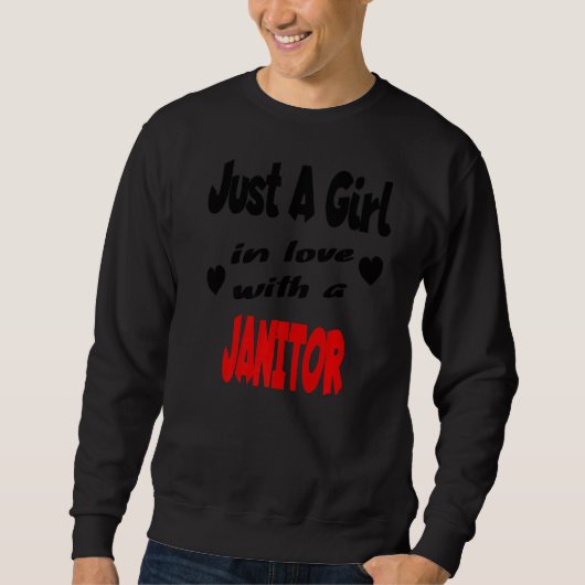 Sweatshirt Juste Une Fille Amoureuse D'Un Janître (Devant)