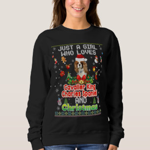 Sweatshirt Juste Une Fille Qui Aime Cavalier Roi Charles Span