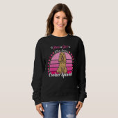 Sweatshirt Juste une fille qui aime cocker spaniel chien mign (Devant entier)