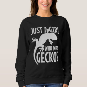 Sweatshirt Juste Une Fille Qui Aime Geckos Leopard Gecko