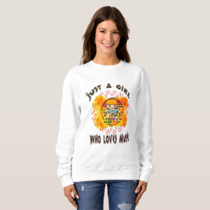Sweatshirt Juste une fille qui aime la musique