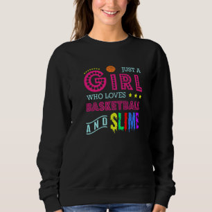 Sweatshirt Juste Une Fille Qui Aime Le Basket-Ball Et Le Spor