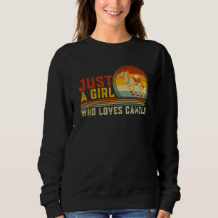 Sweatshirt Juste Une Fille Qui Aime Les Camels Cute Camel Ani