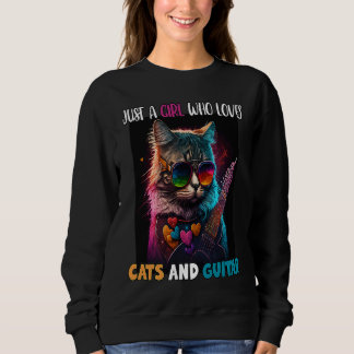Sweatshirt Juste Une Fille Qui Aime Les Chats Et Les Chats De