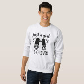 Sweatshirt Juste Une Fille Qui Aime Les Oiseaux Observation D (Devant entier)