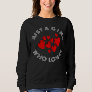Sweatshirt Juste Une Fille Qui Aime Mère Fille Affection Ap