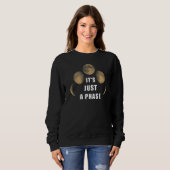 Sweatshirt Juste Une Lune Phase Lune Espace Lune Cycle 1 (Devant entier)