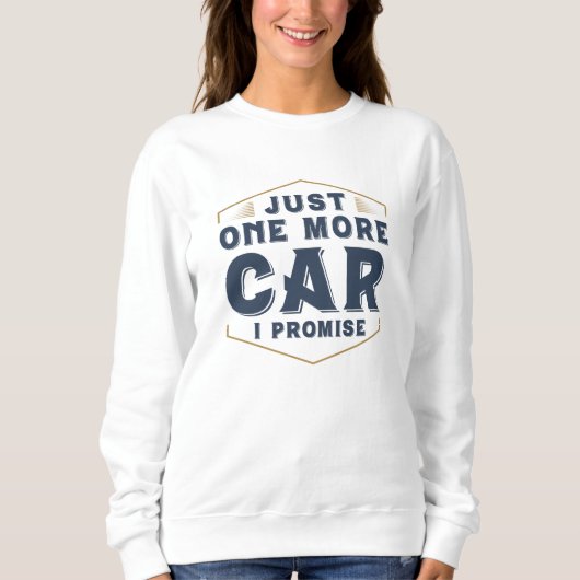 Sweatshirt Juste une voiture de plus (Devant)