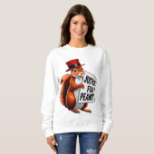 Sweatshirt Justice Pour L'Arachide L'Écureuil - Oreille D'Écu (Devant entier)