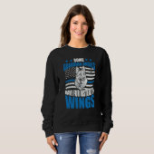 Sweatshirt K9 Police Dog Some Guardian Angels Have Fur Instea (Devant entier)