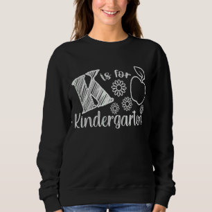 Sweatshirt K Est Pour Les Jardins D'Enfants Pomme Enseignant