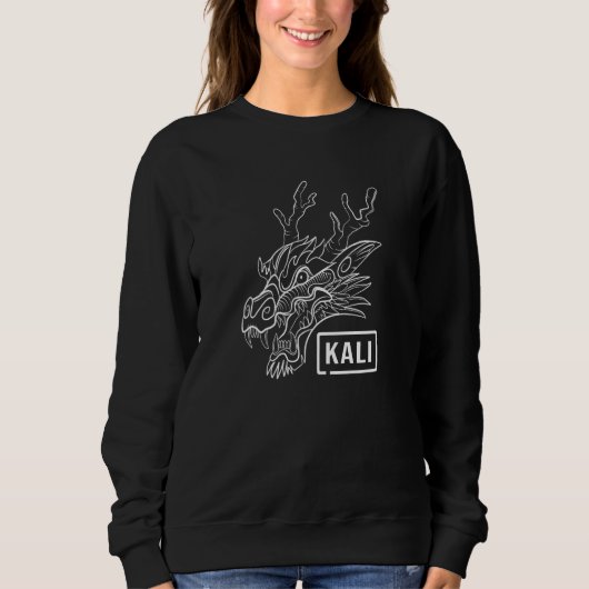 Sweatshirt Kali Linux Hacker Techie For Network Engineer (Devant)