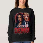 Sweatshirt Kamala Harris Contre Trump La Lutte Pour Le Pays (Devant)