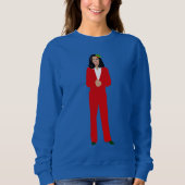 Sweatshirt kamala harris noël saint (Devant)