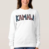 Sweatshirt Kamala Harris pour le président 2024 (Devant)
